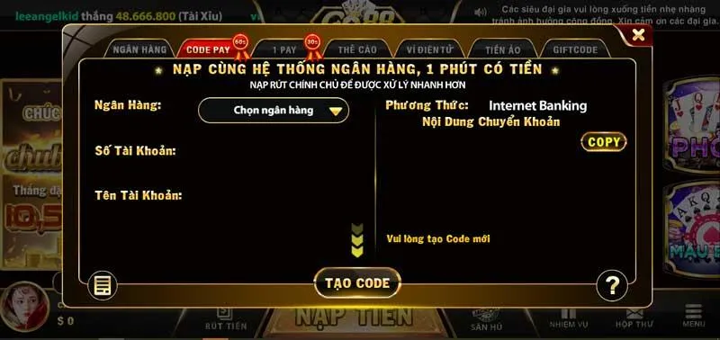 noi quy khi thuc hien giao dich thanh toan tai go88 Nội quy khi thực hiện giao dịch thanh toán tại Go88